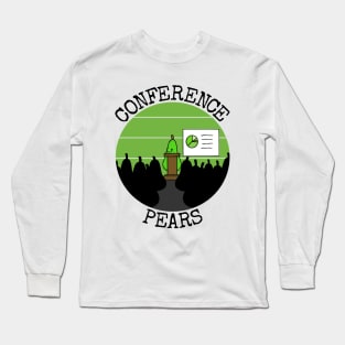 Conference Pears, Meeting Sarcasm Healthy Eating Funny Long Sleeve T-Shirt